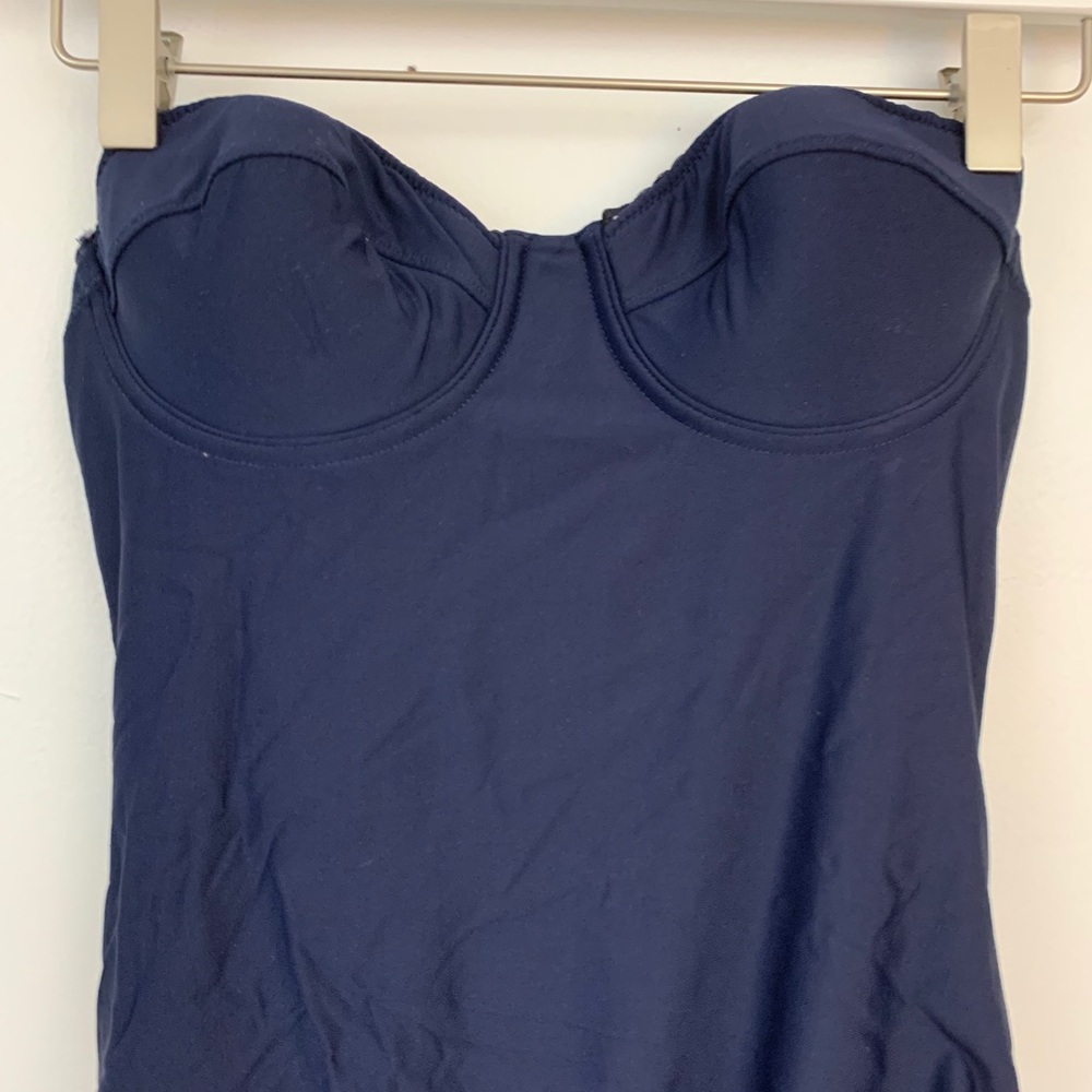J.crew strapless sweetheart one piece swimsuit
